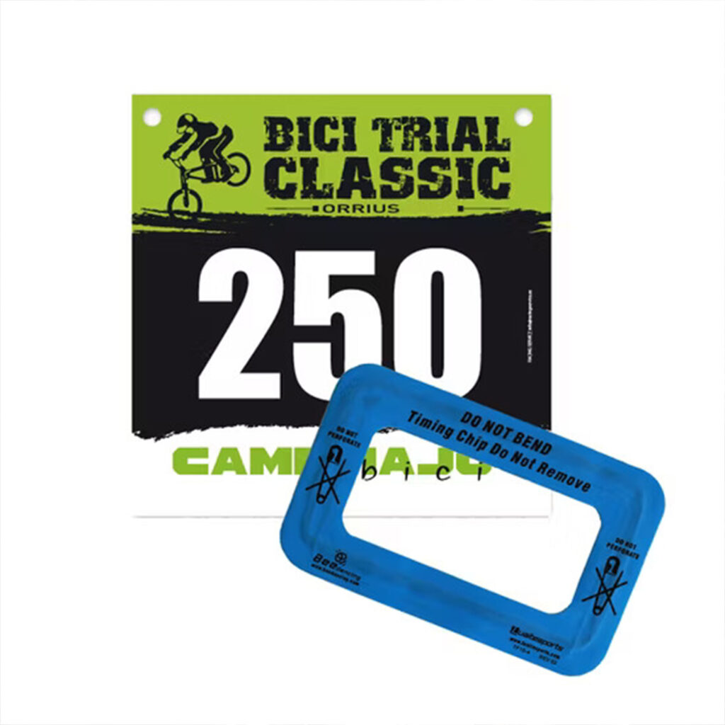 TIMING bib